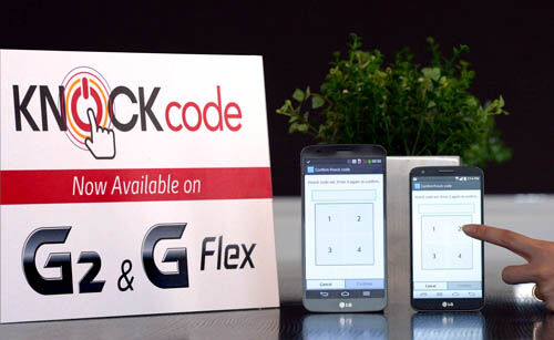 LG G2 et G Flex : Knock Code est en route