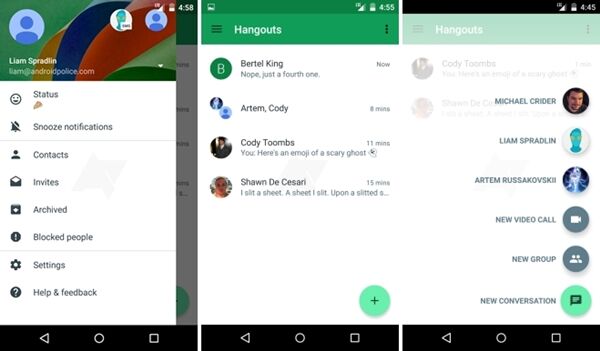 Hangouts 4.0 : de nombreux changements au programme