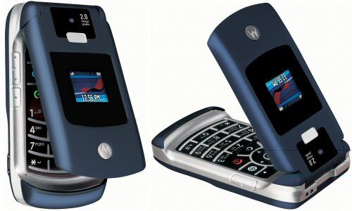 Le RAZR V3x de Motorola arrive en bleu métallisé