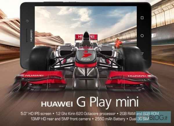 Huawei lance le G Play Mini en Italie