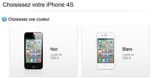 Les pré-commandes pour l'iPhone 4S sont ouvertes 