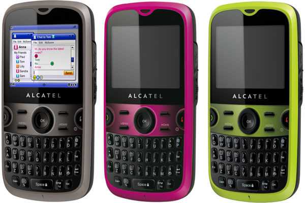 Alcatel OT-800 Tribe avec clavier complet