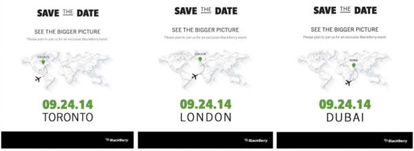 BlackBerry convie la presse à un événement le 24 septembre