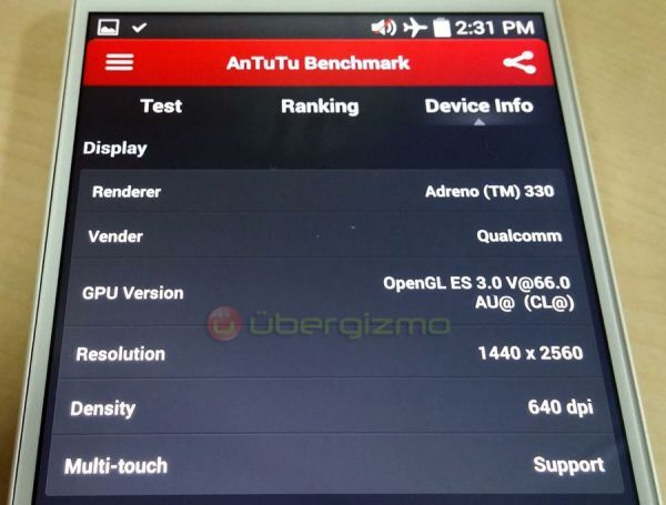 LG G3 : une nouvelle photo confirme l'écran Quad HD