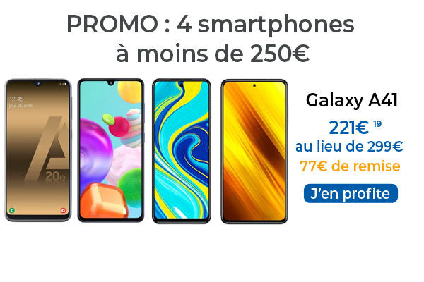 Bon Plan : 4 smartphones en promo à moins de 250€ 