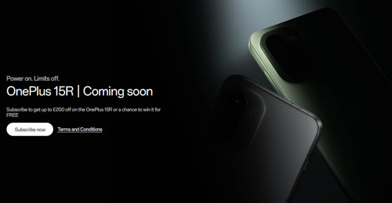 OnePlus 15R teasing