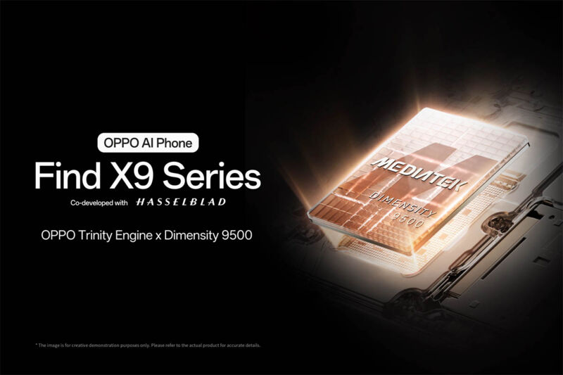 Oppo Find X9 affiche