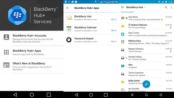 Le BlackBerry Hub bientôt disponible pour tous les utilisateurs Android (6.0 et plus)