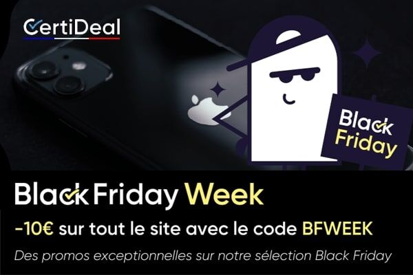 Black Friday Certideal : Les smartphones reconditionnés encore moins chers pendant le Black Friday !