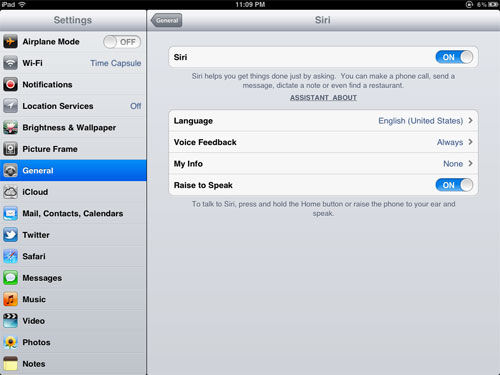 Siri sur iPad aussi (enfin presque)