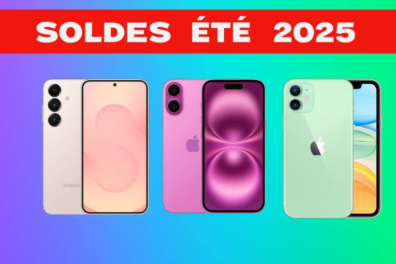 Voici les trois meilleurs smartphones pour les soldes de cet été.