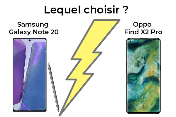 Smartphone haut de gamme : Samsung Galaxy Note 20 5G contre Oppo Find X2 Pro, lequel est le meilleur ?