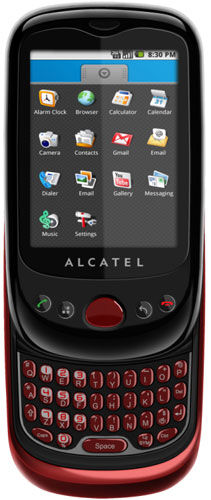 Alcatel confirme le OT-980 (Android 1.6)