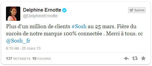Sosh dépasse le million de clients