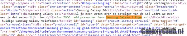 Samsung Galaxy S6 : la variante avec écran incurvé s'appellerait simplement Galaxy S Edge