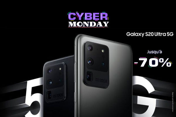 Samsung Galaxy S20 Ultra 5G : 68% de réduction durant le Cyber Monday chez ce marchand, c'est fou !
