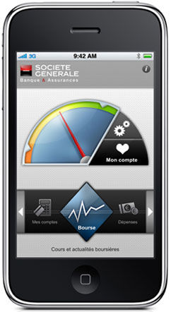 Société Générale (re)lance son appli iPhone