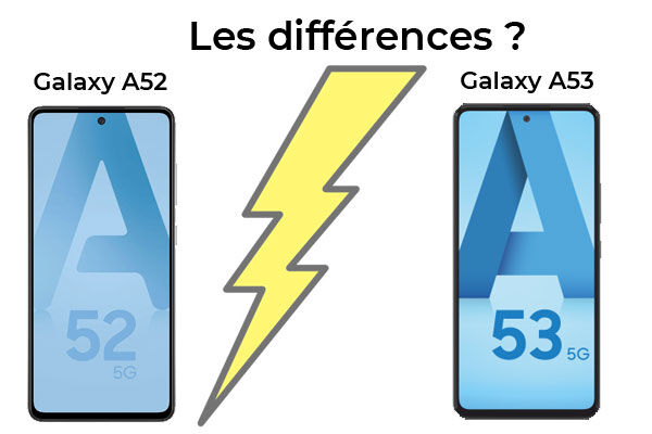 Samsung Galaxy A53 5G vs Galaxy A52 5G : les différences ?