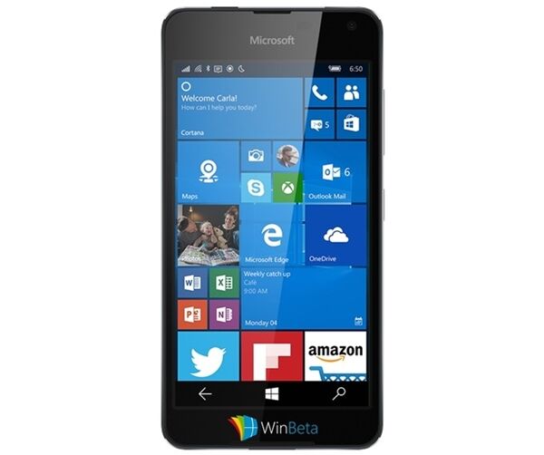 Premier aperçu du Microsoft Lumia 650