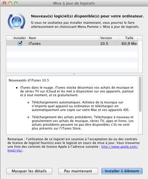 iTunes 10.5 prépare l'arrivée d'iOS 5