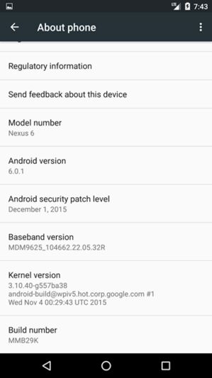 Huawei Nexus 6P : Android 6.0.1 commence à être déployé 