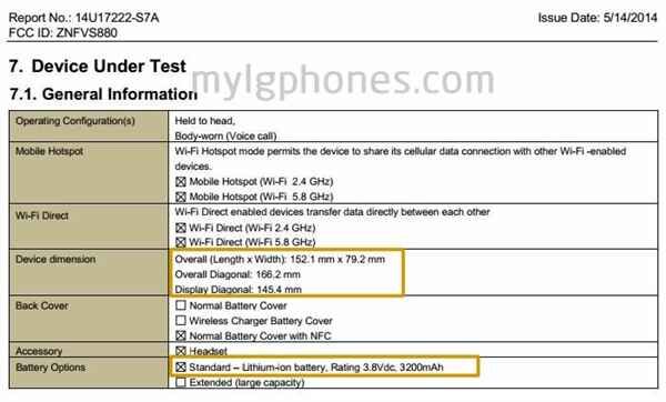 Le LG G Pro 2 Lite franchit les portes de la FCC