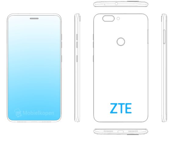 ZTE imagine une autre façon d’utiliser le trou d'un écran de smartphone