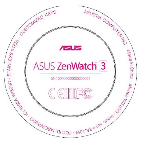 Asus ZenWatch 3 : la première montre ronde d'Asus se prépare pour l'IFA