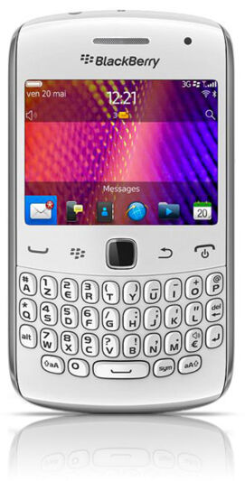 Le BlackBerry Curve 9360 blanc disponible en exclusivité chez Orange 