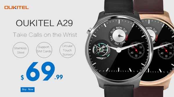 Oukitel A29 : une montre avec port SIM à moins de 100 $