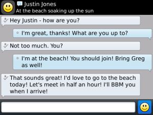 BlackBerry Messenger intègre la nouvelle fonctionnalité BBM Voice