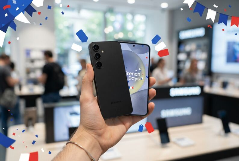 Un Galaxy S25 pendant les French Days
