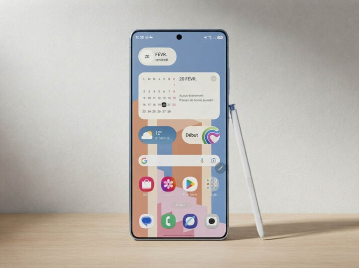 Samsung Galaxy S26 Ultra face avec stylet
