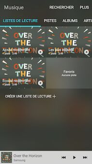 Samsung présente sa nouvelle application musicale