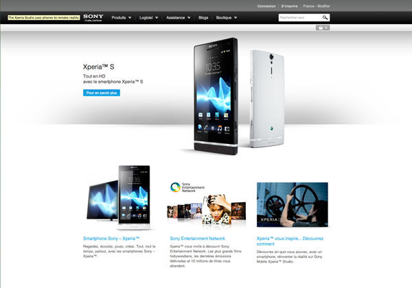 Sony Mobile Communications : sonyericsson.com devient sonymobile.com