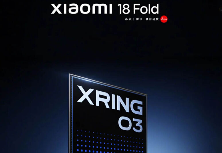 Xiaomi 18 Fold et puce Xring O3