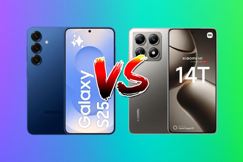 Galaxy S25 VS Xiaomi 14T