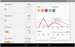 L’application Google Fit est disponible sur le Play Store