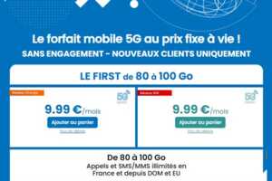 Profitez d'un forfait mobile 5G à petit prix et à vie sur le réseau Orange ou SFR avec l'opérateur YouPrice