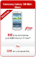 Le Samsung Galaxy S3 Mini disponible chez Free Mobile