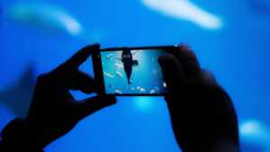 Un smartphone de 1er Avril