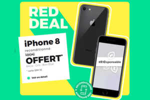 Dernier jour pour profiter de l'opération RED Deal avec l'iPhone 8 offert !