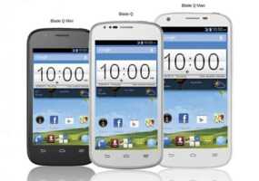 ZTE annonce trois nouveaux smartphones : les Blade Q, Blade Q Mini et Blade Q Maxi
