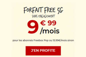 Tout savoir sur le forfait 5G de Free Mobile à 9.99€/mois avec la Freebox Pop !