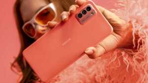 Nouvelle couleur « So Peach » pour le smartphone très abordable Nokia G22
