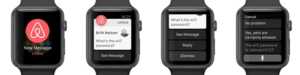 Airbnb lance une application sur Apple Watch