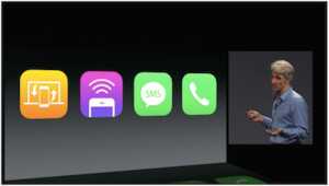 Keynote de la WWDC d'Apple : la présentation d’Extensions et Continuity (2/2)