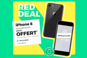 Alerte ! Fin de la promo iPhone 8 offert avec le forfait RED 100Go à prix canon !