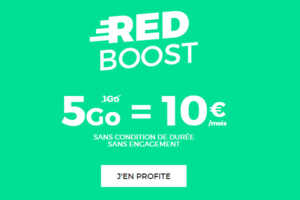 SFR : forfait illimité RED 5 Go à 10 euros