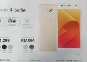 Asus ZenFone 4 Selfie : une version Lite pour compléter l’offre